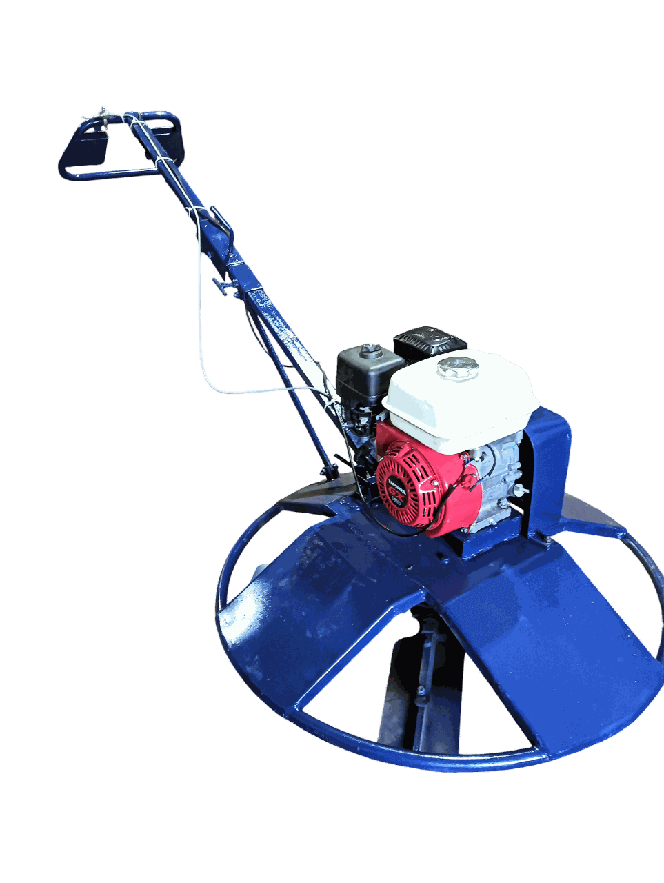 Power Trowel with Petrol Engine open handle