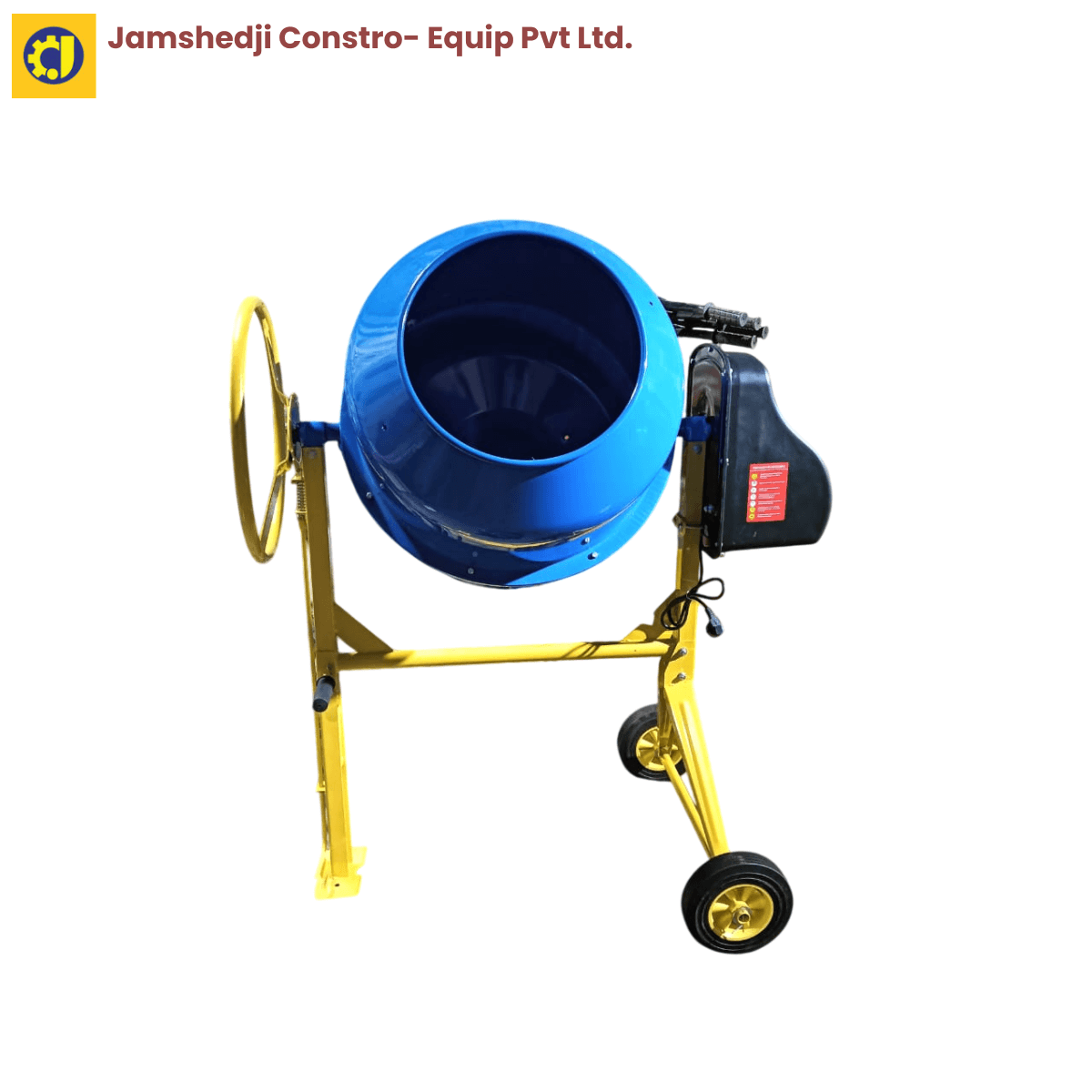 Portable compact concrete mixer