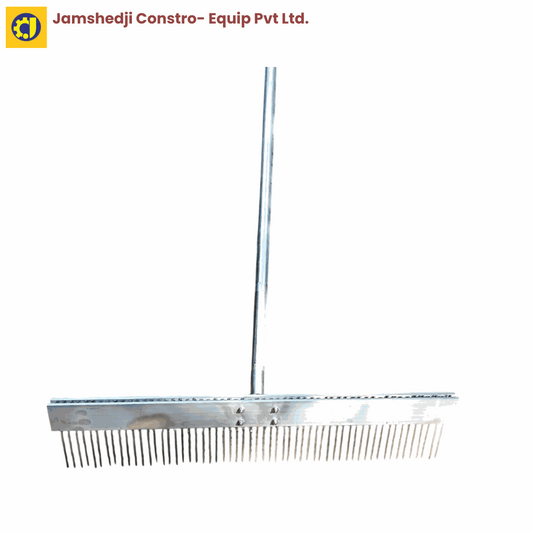 Tar Brush for concrete texturing