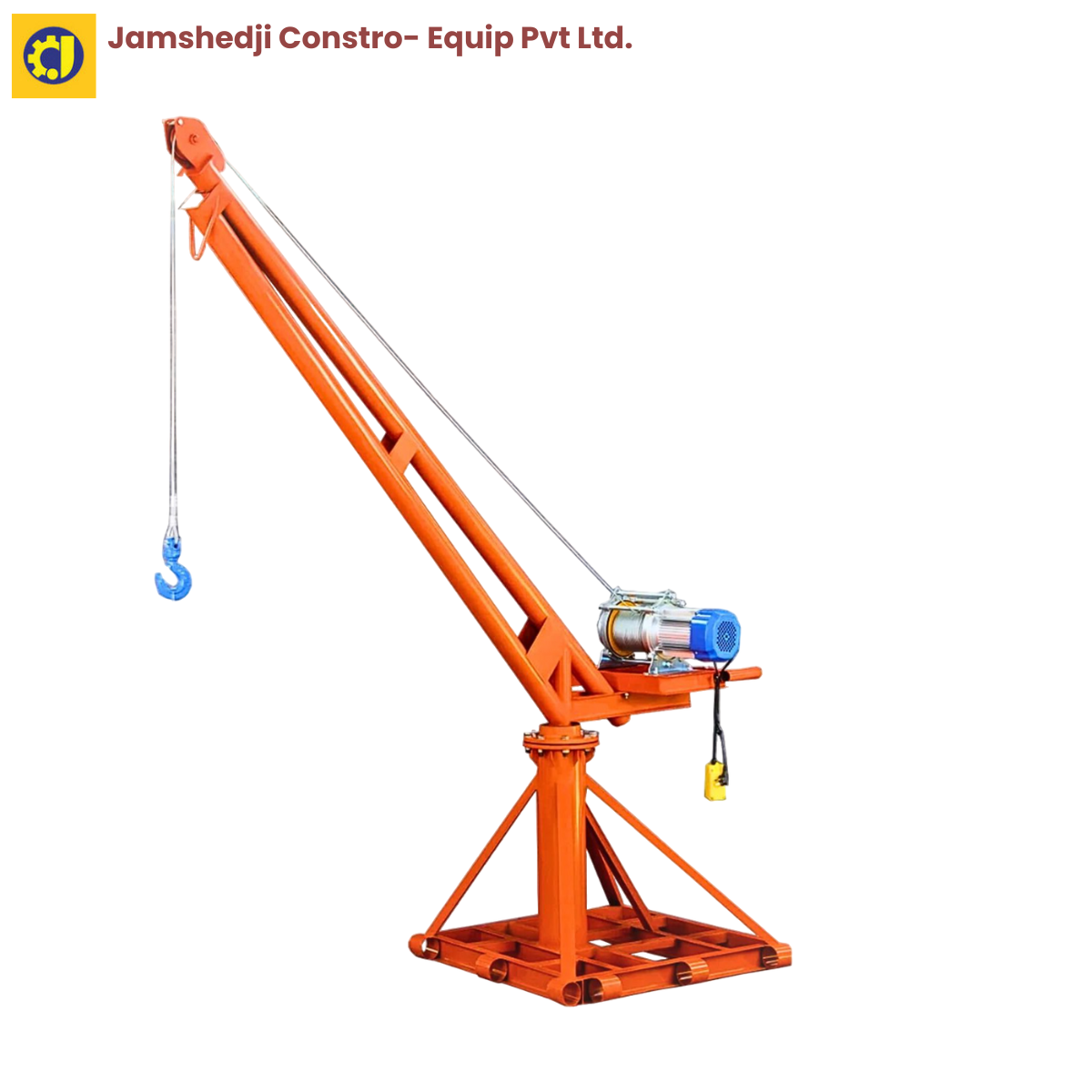 Mini Crane- 1.5Ton left side view